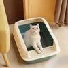 Small Size Anti-Splash Pet Sandbox-Kitty Litter Box Cats Toilet Tray Bedpan Essential Cleaning Supplies for Kittens & Small Cats