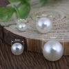 Factory Direct Sales Round Ivory 8mm Decoration Clothing Shoe Faux Plastic Pearl Loose Beads