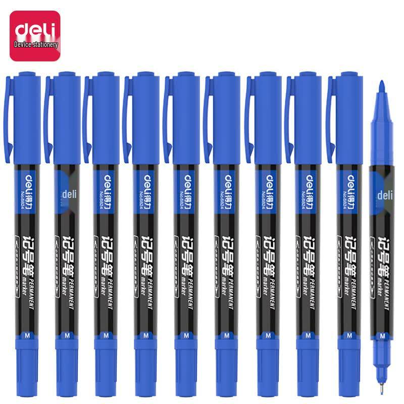 Deli Star 6824 Double-Ended Marker Pen