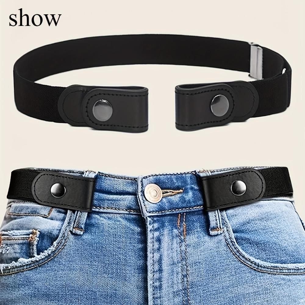 Adjustable Non-porous Invisible Belt for Men and Women - Elastic and Comfortable Fit, Non-slip Design, Casual Clothing, Hand Washable, Tighten Waist