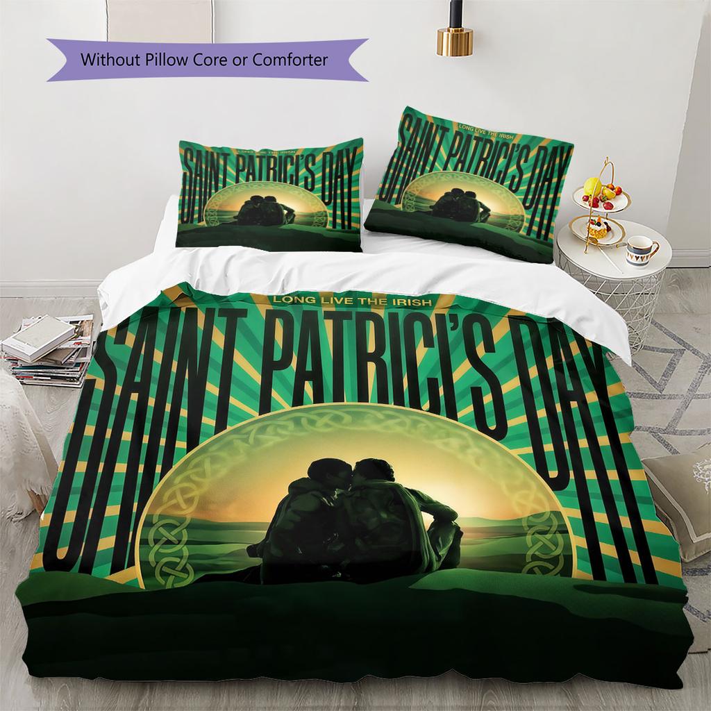 DUNEr Pattern Bedding Quilt Set Quilt Cover Pillowcase Home Decoration Birthday Gift (1 * Duvet Cover + 2 * Pillowcase, Without Core)