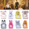 Skz White Rabbit Rabbit Fur Card Holder For Felix Bang Chan And Public Transportation Cards