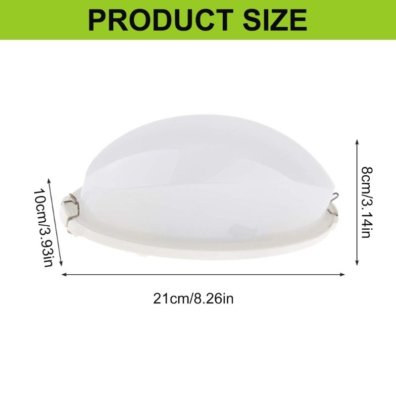 Saunadeckenbeleuchtung Feuchtigkeitsbeständige Acrylkonstruktion Hitzebeständig Dampfraumlampe Dichtes Gehäuse