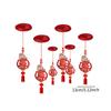 Lunar Year Red Paper New Year Ceiling Pendant Set 3D Decorative Ceiling Decor for Chinese New Year 2026 Festive Events