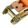 15M Car Tie Down Straps Heavy Duty 6613.86 Lbs Strength Double Row Hooks Fastening Straps Tightener for Truck Trailer Cargo Bundling