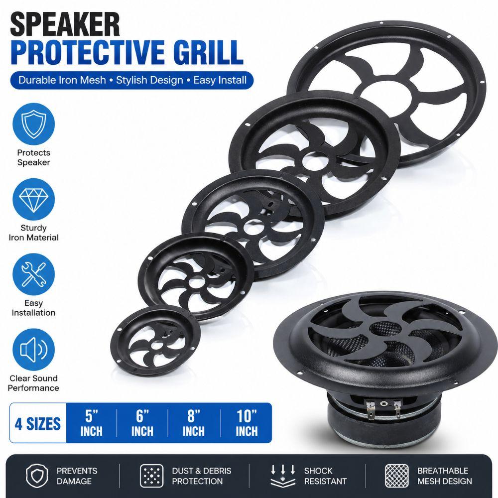 Metal Speaker Mesh Cover With Screws Subwoofer Grill Protector New Speaker Grill Guard