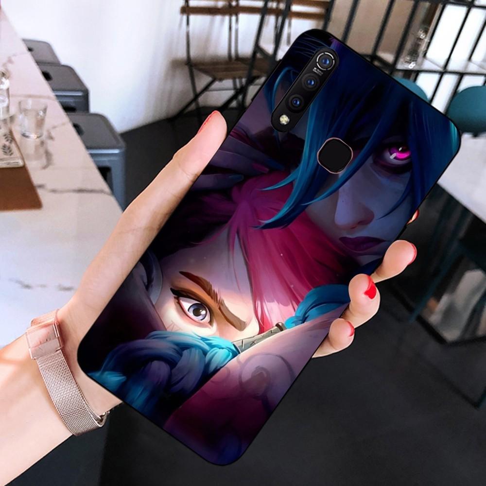 Anime Arcane Jinx-Vi Phone Case For Huawei Y9 6 7 5 Prime Enjoy 7s 7 8 plus 7a 9e 9plus 8E Lite Psmart Shell