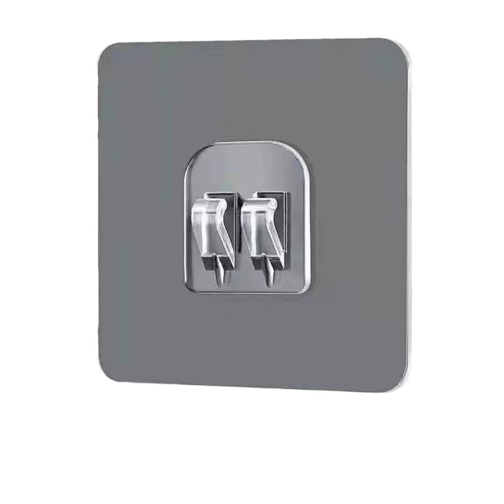 Traceless Acrylic Adhesive Hook – Transparent, No-Drill Wall-Mounted Storage Rack