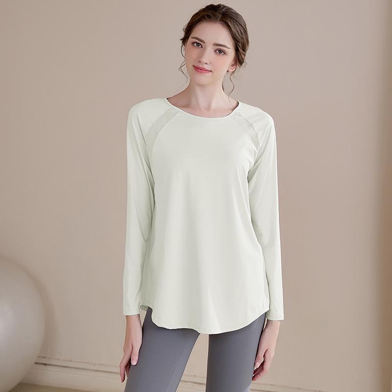 

Women s Quick-Drying Long Sleeve Mesh Sport Top for Running & Yoga XL жовтий