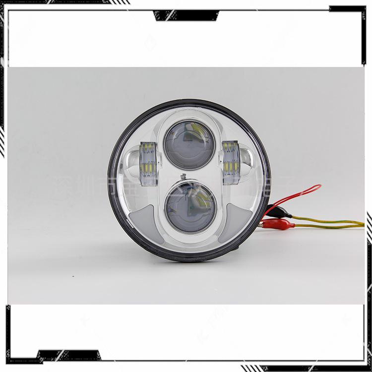 5.75" Harley 883/48/1200 Motorcycle Headlight with High/Low Beam & Daytime Running Light