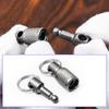 Titanium Alloy Keychain Outdoors EDC Tool Double Headed Quick Pull Buckle Removable Portable Mountaineering Buckle
