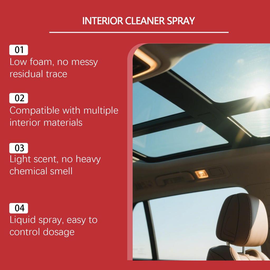 RAYHONG Dual Use Car Interior Cleaning Spray