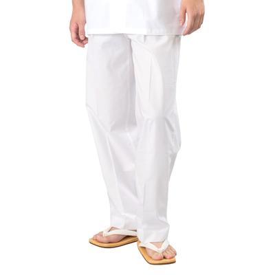 Aiai Baggy Made In Japan Pants, White, 100% Cotton, (3L)