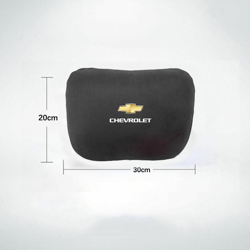 High Quality Car Neck Headrest Support Seat Soft Pillow For Chevrolet Bolt Spark Tahoe Z71 Aveo Impala Lacetti Malibu Sail SS