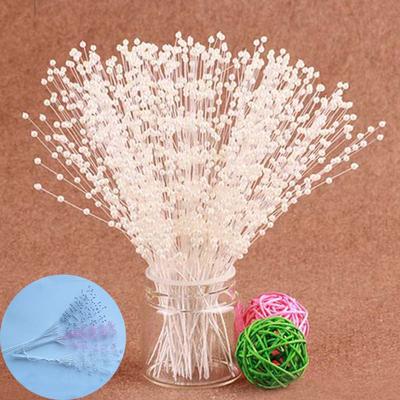 Bouquet Best Pearl Beads Wedding Decor Spray Bride Flower Beautiful Home Table 10 Stems