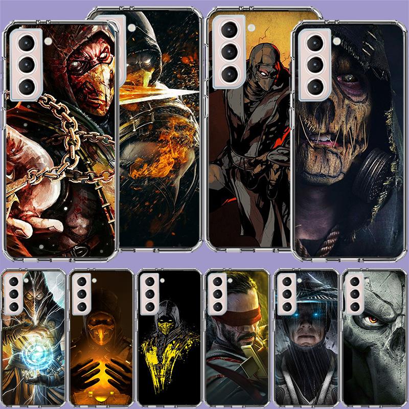 Mortal Kombat Clear Phone Cases for Samsung S26 Ultra Galaxy S25 Edge S24 S23 FE S21 Plus S20 S22 S10 Cover Patterned Compatible