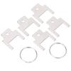 5 Pcs Paper Towel Dispenser Key Stainless Steel 770301 Toilet Paper Dispenser Replacement Key for