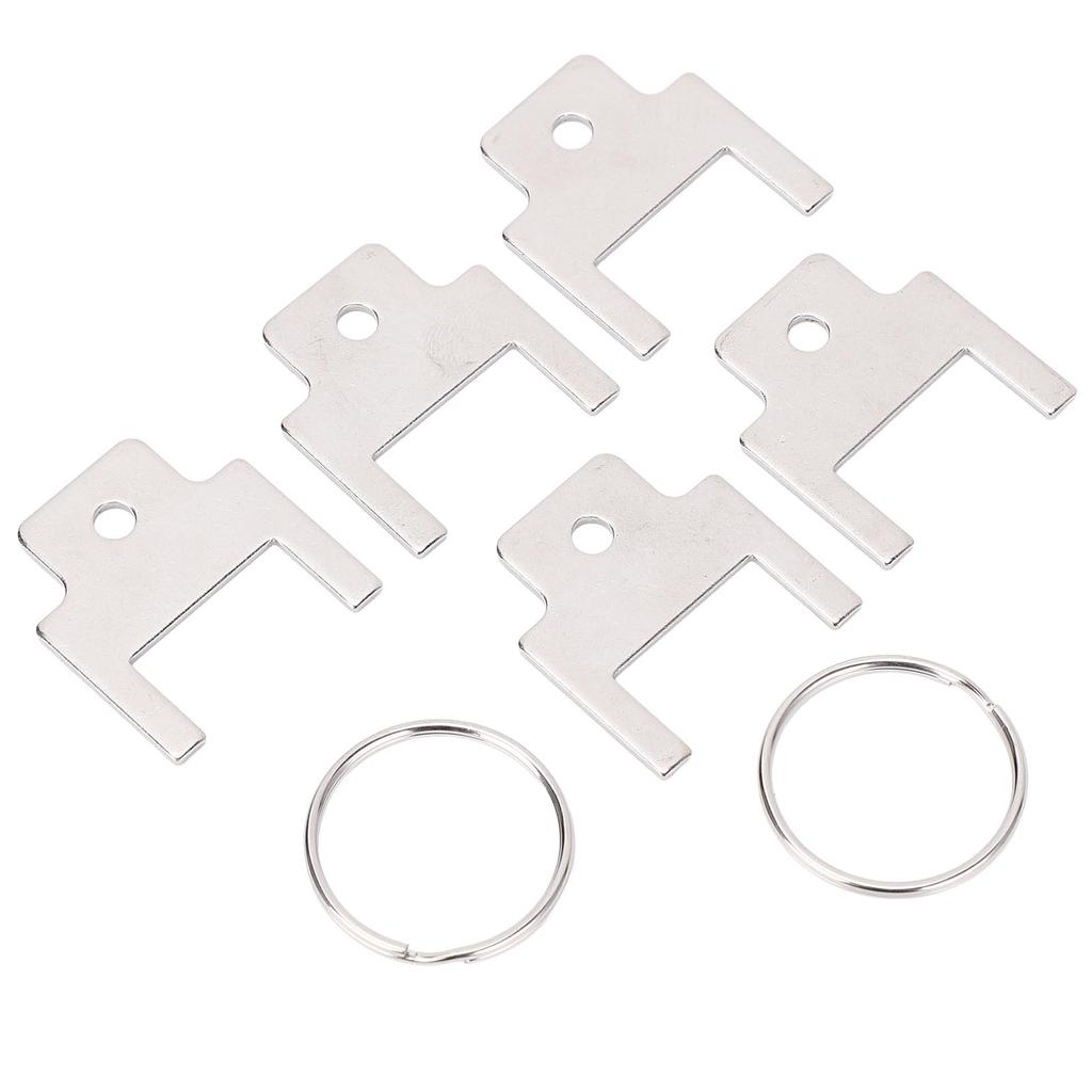 5 Pcs Paper Towel Dispenser Key Stainless Steel 770301 Toilet Paper Dispenser Replacement Key for