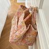 Floral Pattern Fabric Storage Boxes With Handles Foldable Organizer Clothing Underwear Home Bedroom Bathroom Desktop Travel Use
