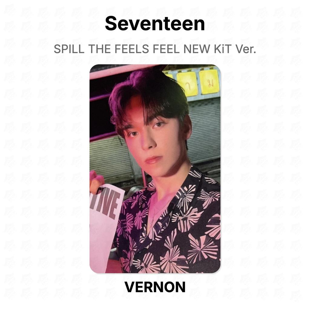 Seventeen SPILL THE FEELS FEEL NEW KiT Ver. Official Photocard