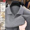 Men's Cashmere and Silk Blend Knit Sweater