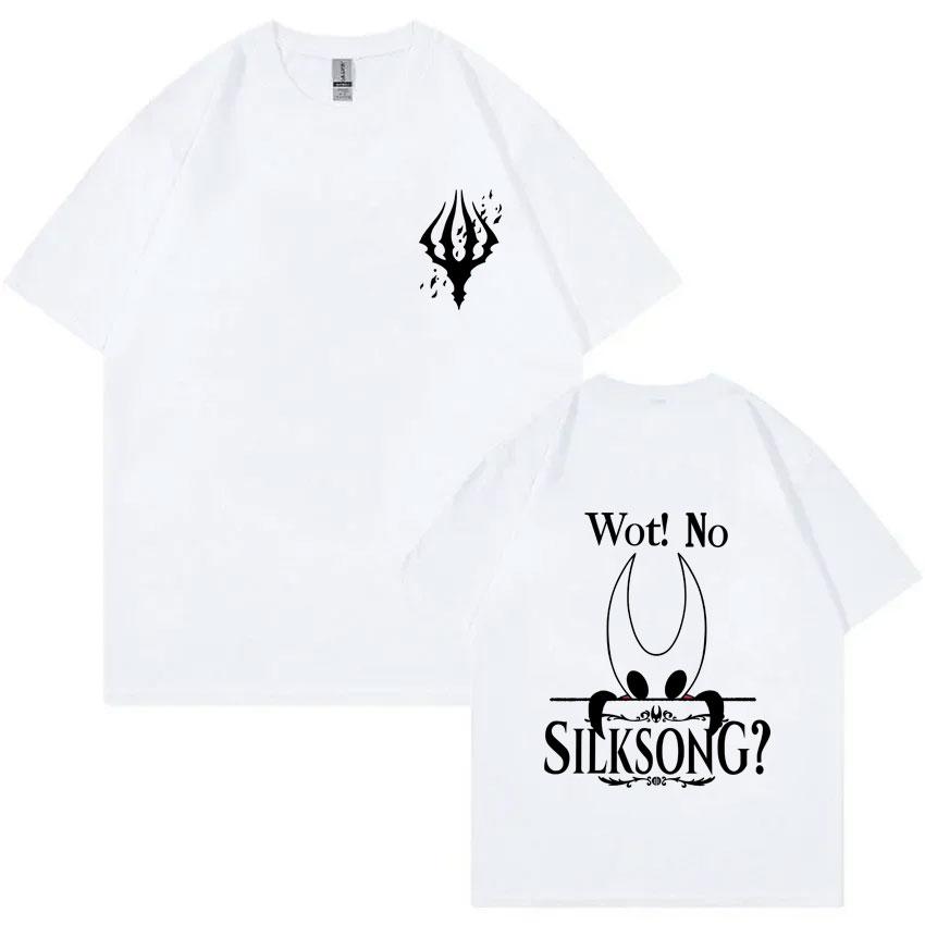 Game Hollow Knight Graphic Tshirt Men Women Clothing Casual Oversized T Shirts Male Cartoon Vintage Short Sleeve Tshirt Tops