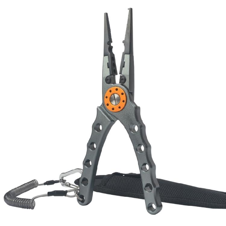 Fashion Fishing Pliers Multiple Tool Design for Anglers Cutting Line & Hook Removal Outdoor Tool, Without Lock Mechanism