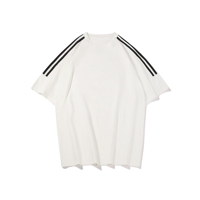 Solid-Color Crew-Neck Short-Sleeve T-Shirt Summer Men's Casual Versatile High-End Fashionable Top