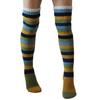 Thigh High Stocking Striped Keep Warm Non-slip Autumn Winter Women Over Knee Boot Socks for School