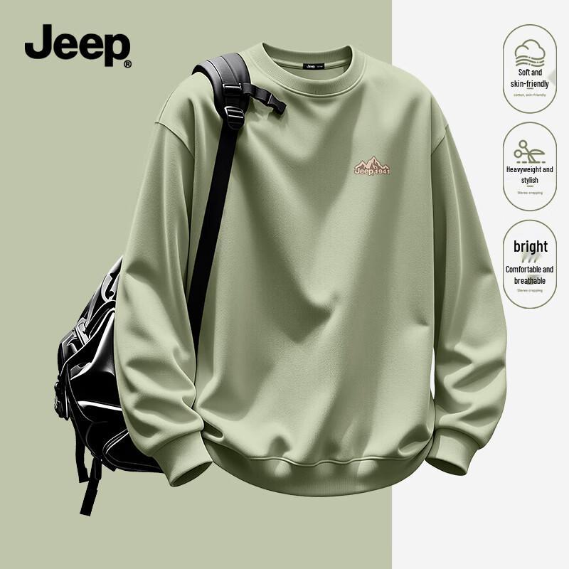 JEEP Men's Heavyweight Crewneck Sweatshirt