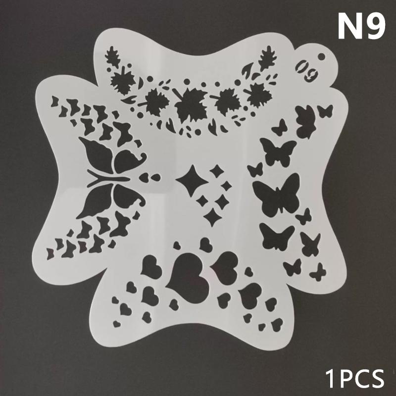 Gesichtsschablonen Körperbemalung Vorlage Sprühbemalung DIY Vorlage für Kindergeburtstagsfeier Wiederverwendbare Malschablonen