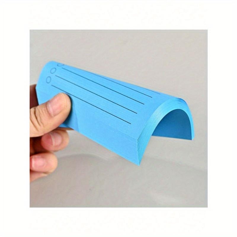 1 Pad Strong Adhesive Colored Sticky Note, Creative Memo Pad for Students Back To School(Pink/Blue)