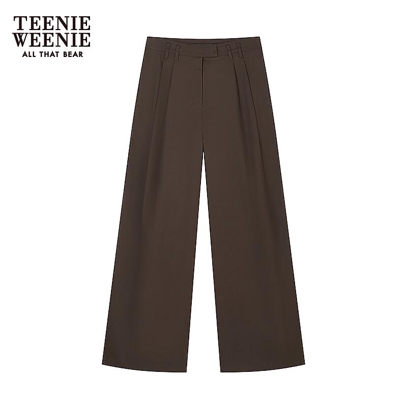 Teenie Weenie Women's High-Waisted Pleated Cocoon Trousers