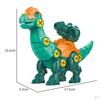Dinosaurs with Screwdriver Assembly Construction Set Toys for Kids