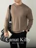 CamatKilly • Men's Soft Knitwear: Luxurious, Thick, Anti-Pilling, High-Elastic Base Layer for Autumn and Winter.