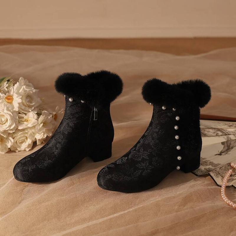 

Новые детские ботинки Мартин розовые туфли принцессы Лолиты резиновая мягкая подошва осень и зима девочки низкие ботинки средние и детская обувь для старших детей 39 (inner length 24.5cm)