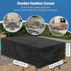 200x165x80cmOutdoor Furniture Cover Oxford Waterproof Fabric Outdoor Furniture Tarpaulin, Furniture Cover Outdoor Furniture Garden Table Cover