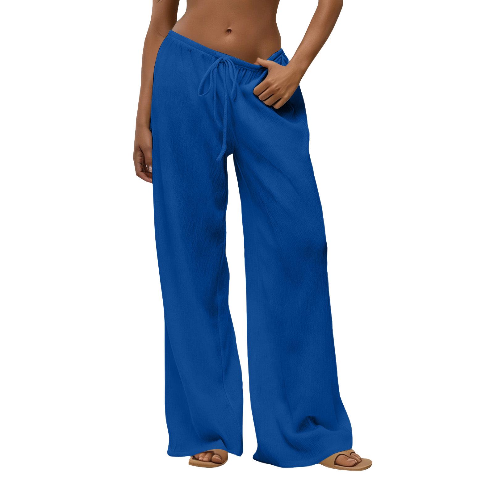 

Comfortable & Breathable Casual Long Pants for Men L синій