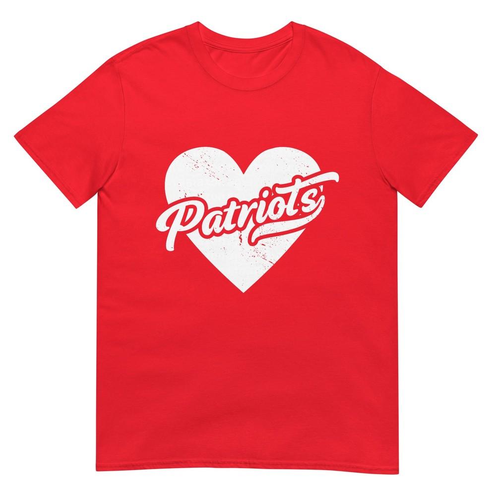 Vintage Patriots School Spirit Go Patriots Love TShirt S