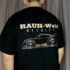 Japanese Classic JDM Poten Clean RWB Motorcycle Printed T-shirt Men's Clothing Women Cotton Tee Harajuku Y2k 2026 Summer Tops