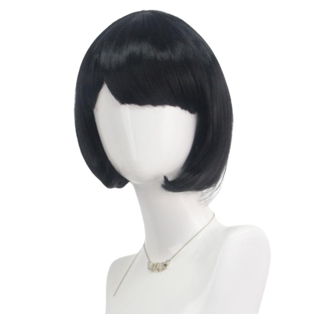 Unique Fashion with Multiple Synthetic Short Straight Bob Wigs with Bangs for Women and Girls Cosplay Costume Party Gifts