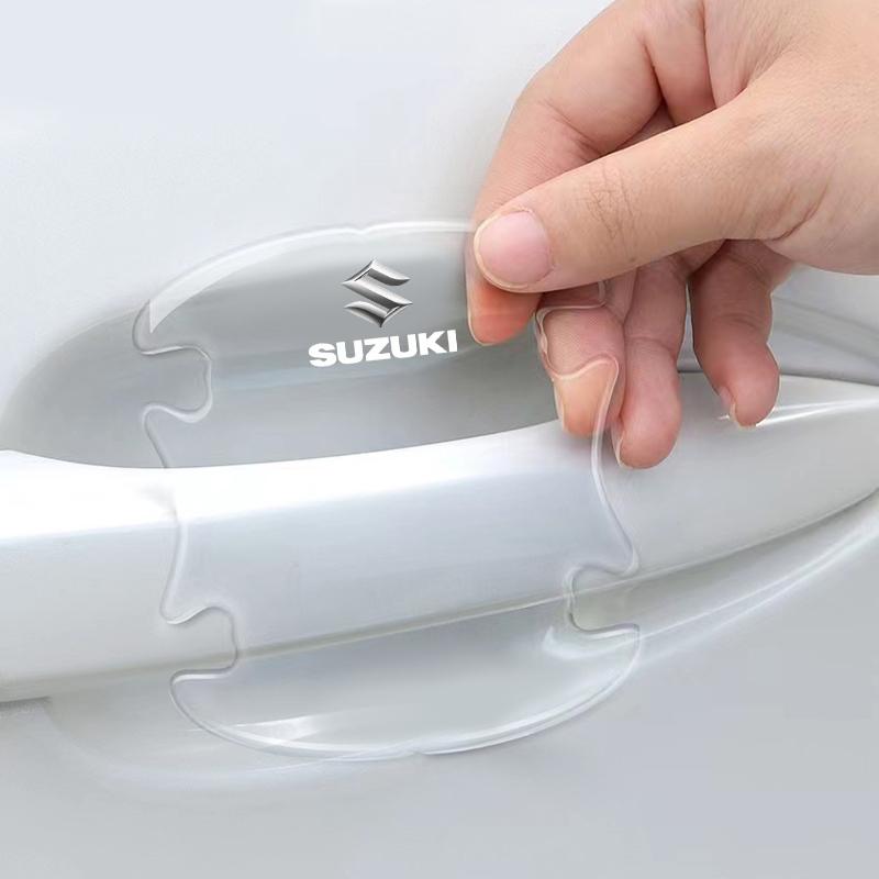 Car Body Anti-Collision Protection Strip Auto Door Handle Bowl Anti-Scratch Sticker for Suzuki Swift SX4 Samurai Sport Jimny Grand Vitara Alto GW250