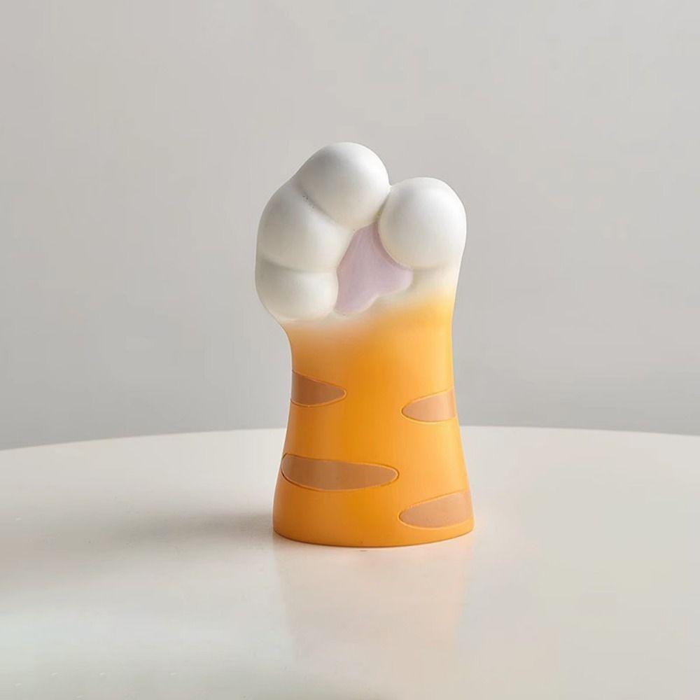 Handmade Cat Claw Flower Vase Painted Cat Claw Holder Leak-Proof Desktop Plants Pot  Home Ornament