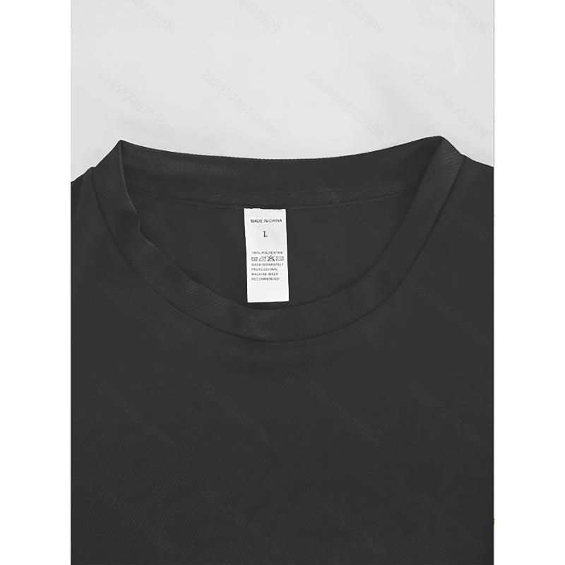 European Sizes Men'S Casual Short Sleeve T-Shirt - Breathable Round Neck Tee with Unique Catfish Design