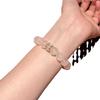 Madagascar Rose Quartz Beaded Bracelet for Women, Niche High-End Original Fashion Versatile Crystal Bracelet