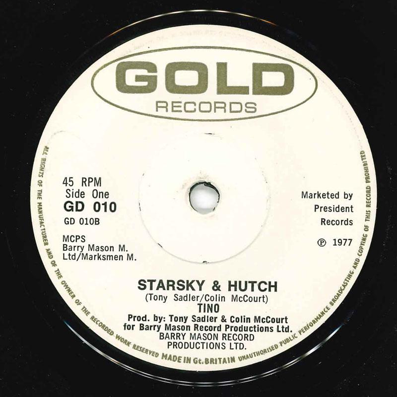 7inch Record TINO - Starsky & Hutch GD010 Gold Records 1977 UK Soul/Funk Used