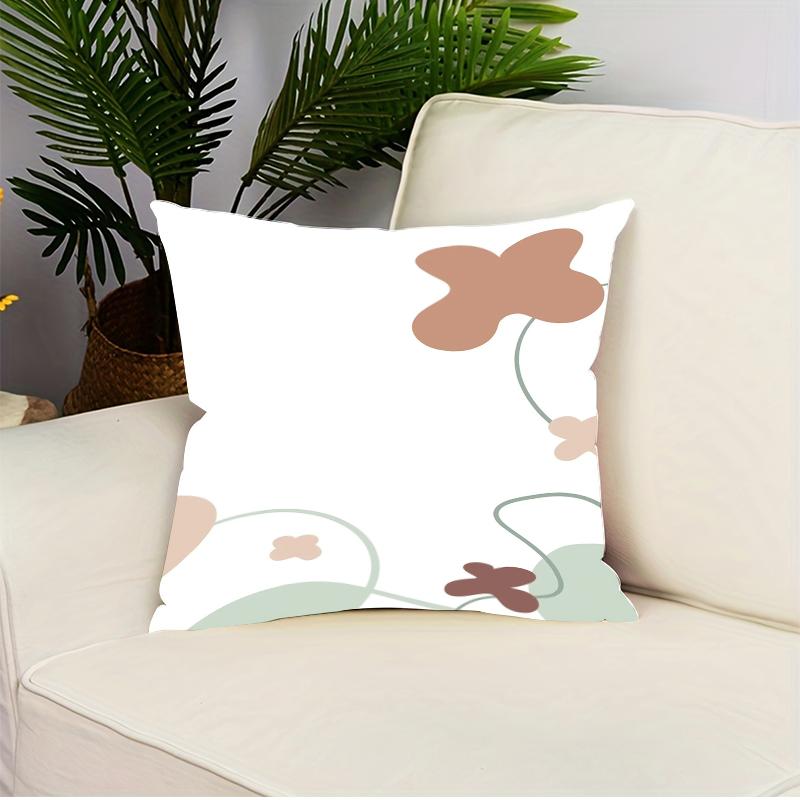 Simple Nordic Style Printed Home Decorative Pillowcase Bedroom Living Room Sofa Decoration Polyester Cushion Cover With Zipper