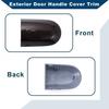 Exterior Door Handle Cover Trim for Jaguar XK 2007-2015, for Jaguar XF Brown Red