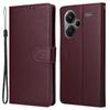 For Xiaomi Redmi Note 13 Pro+ 5G Case PU Leather Stand Phone Cover with 3 Card Slots
