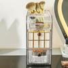 Plastic Cosmetic Storage Box Space Saving Makeup Storage Container Stationery Storage Box  for Home